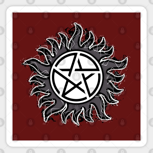 Supernatural Logo Magnet by karutees